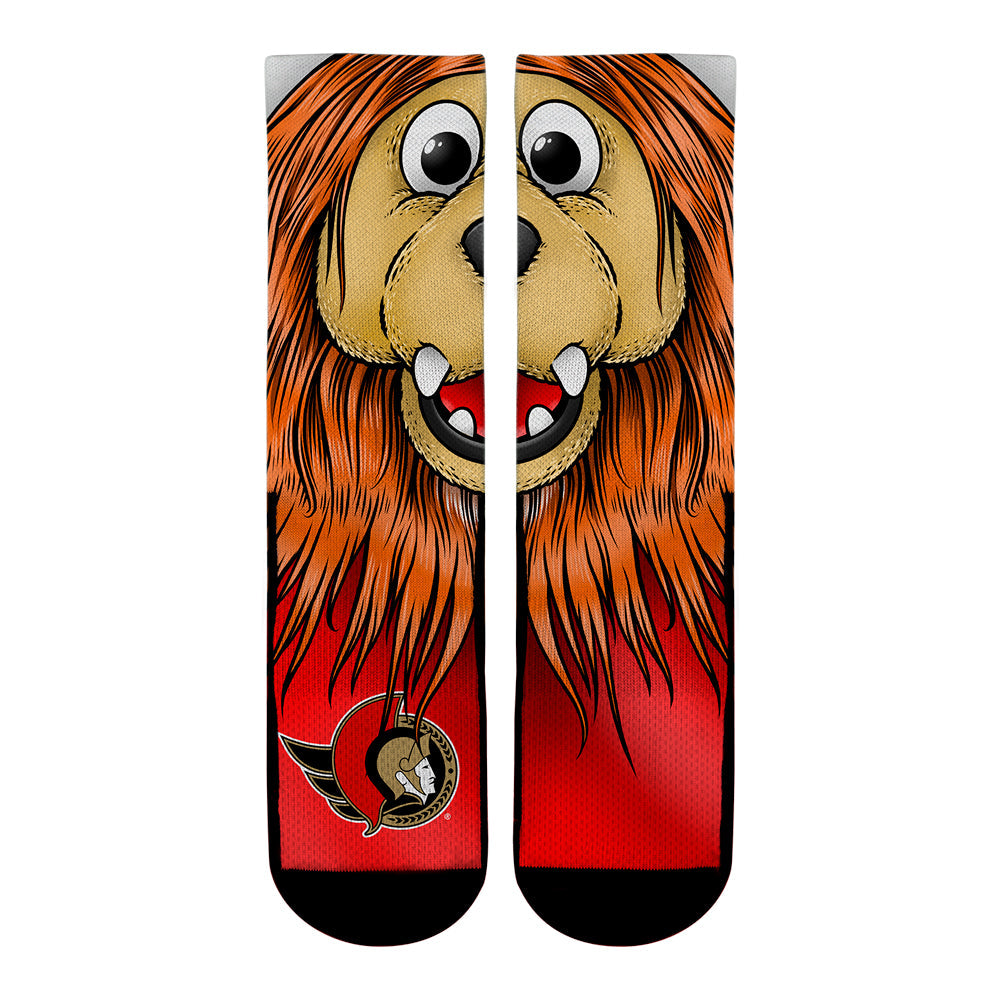 Ottawa Senators - Split Face Mascot | Rock 'Em Socks