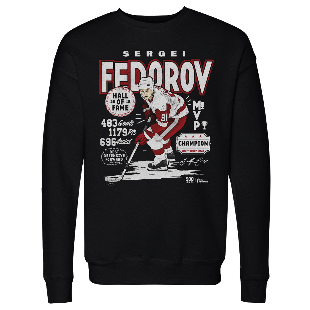 Sergei Fedorov Detroit Vintage Stats