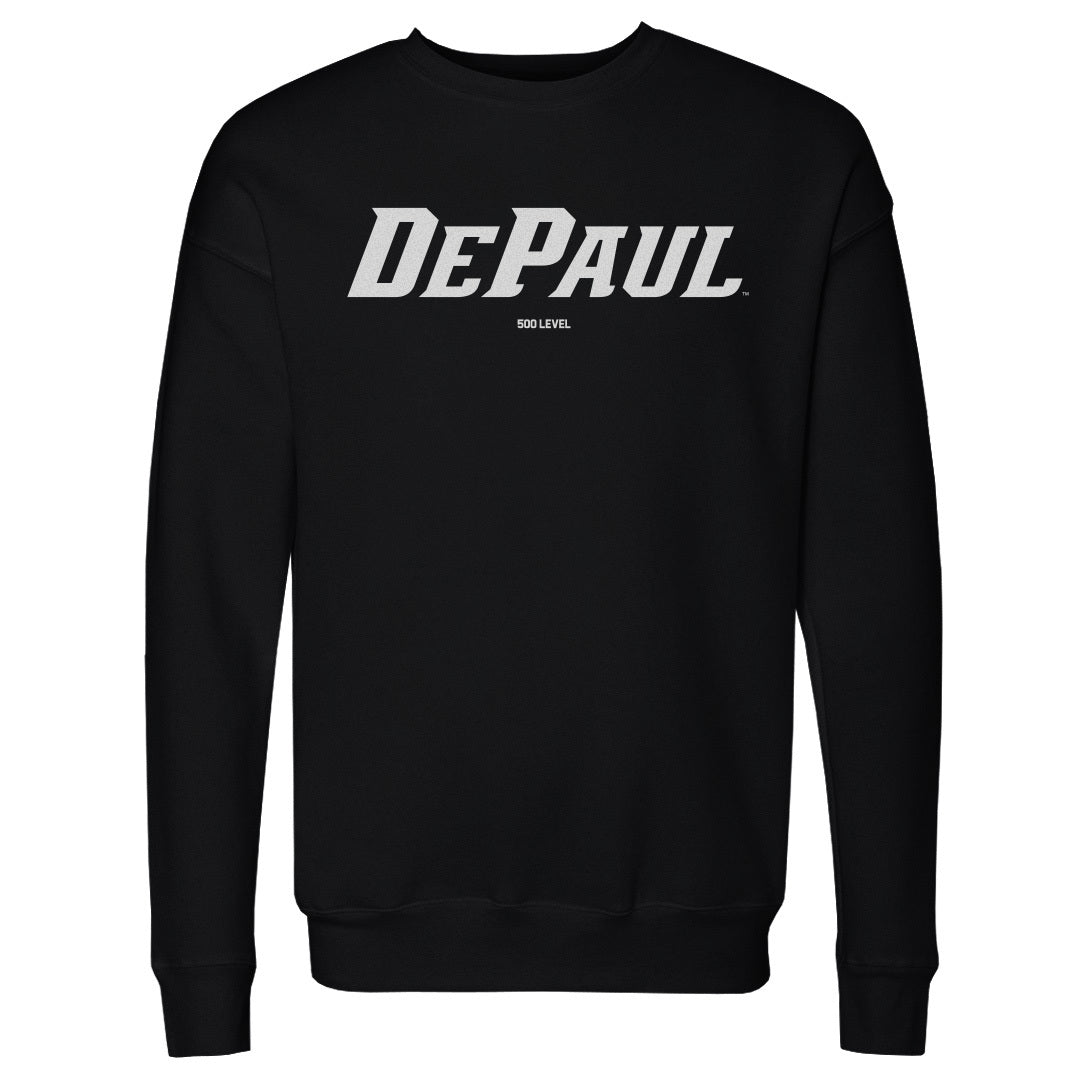 DePaul Blue Demons Wordmark White