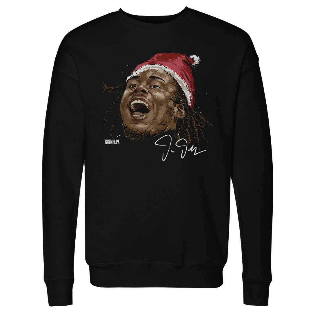 Justin Jefferson Minnesota Portrait Santa Hat