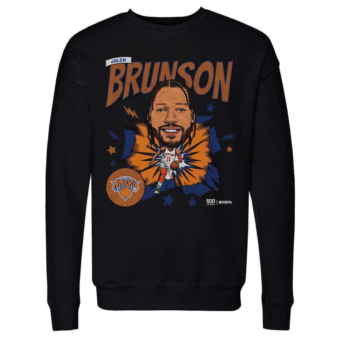 Jalen Brunson New York Knicks Caricature Retro
