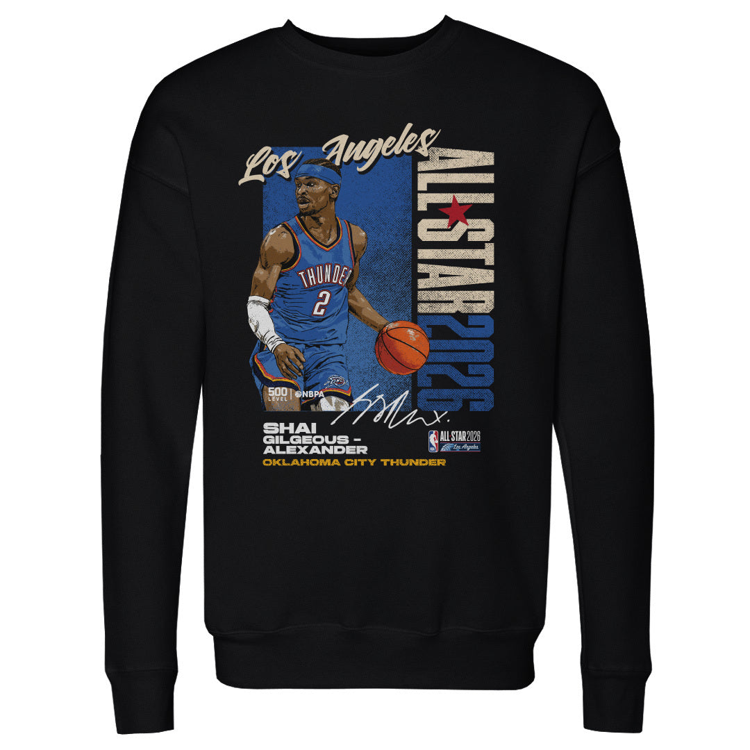 Shai Gilgeous-Alexander Oklahoma City Thunder 2026 NBA All-Star Vertical WHT 1