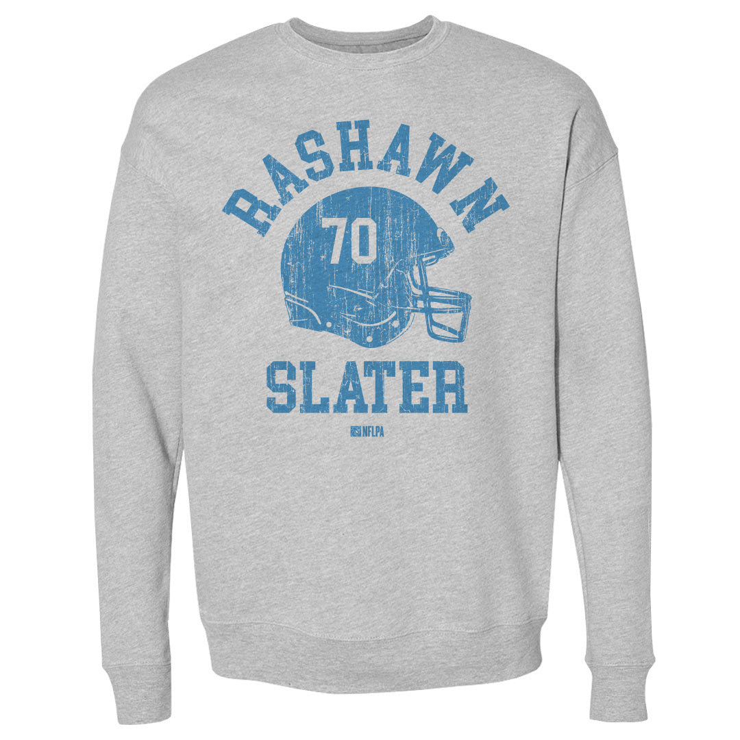Rashawn Slater Los Angeles C Helmet Font 1