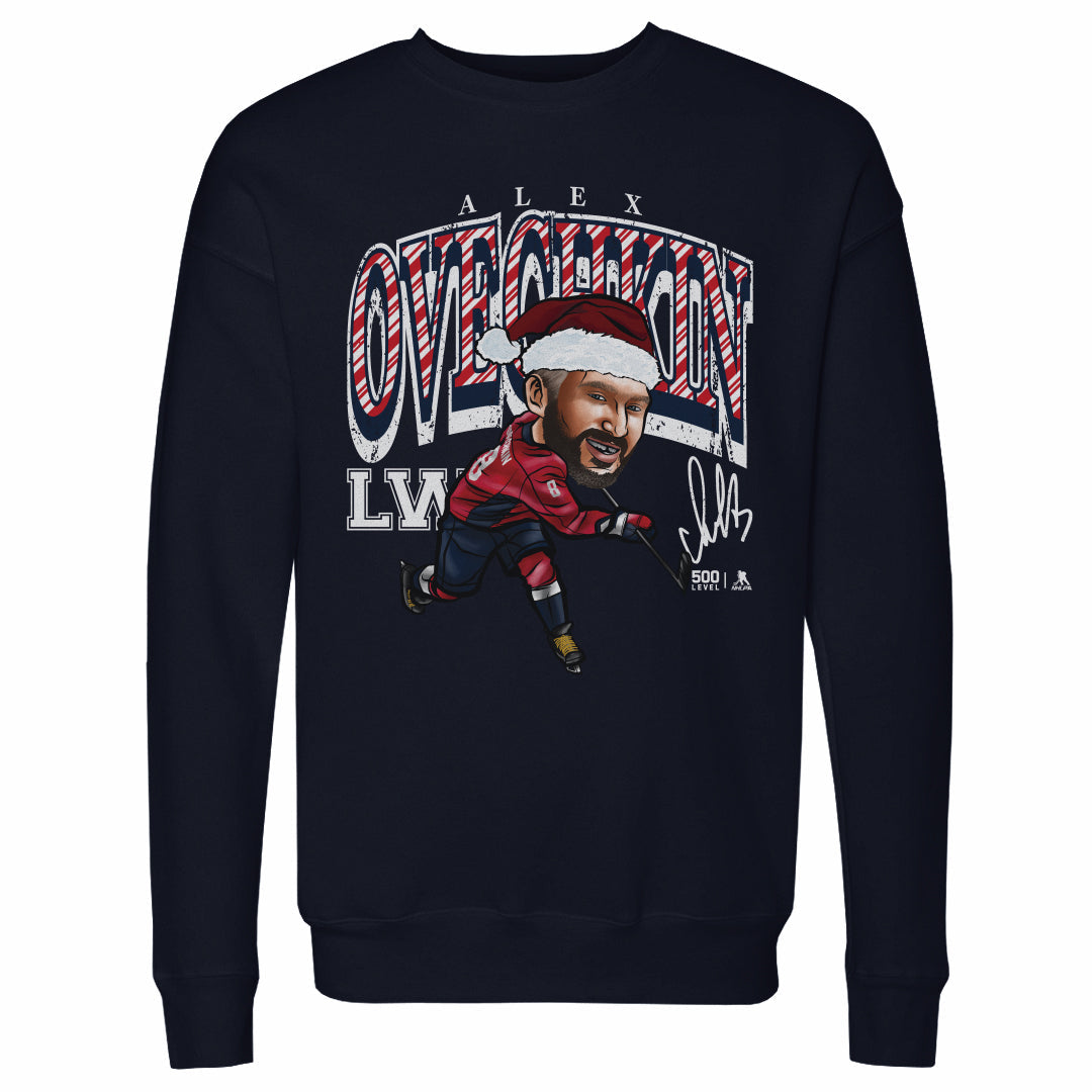 Alex Ovechkin Washington Cartoon Santa Hat