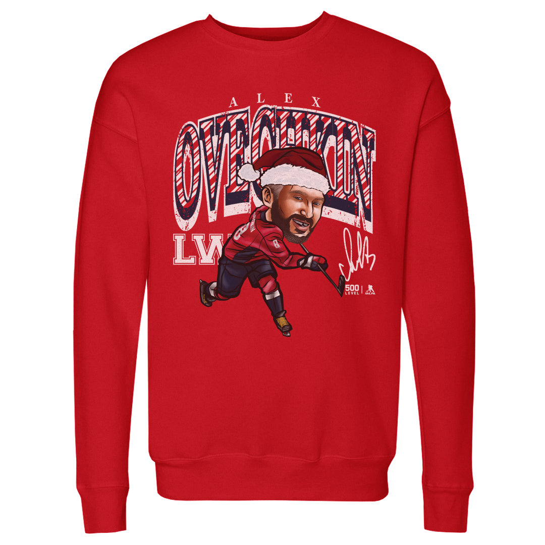 Alex Ovechkin Washington Cartoon Santa Hat 3