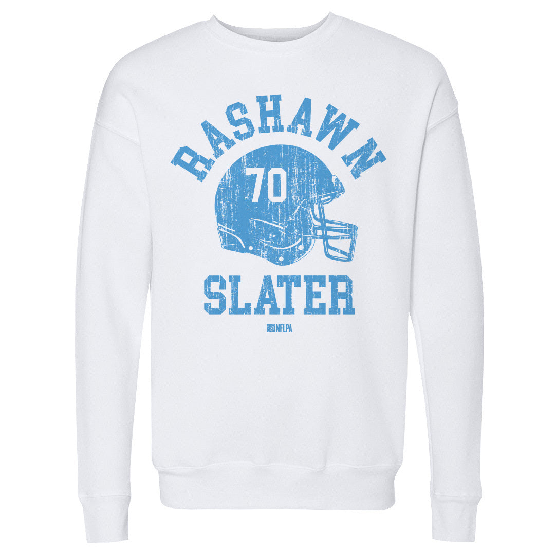 Rashawn Slater Los Angeles C Helmet Font 2