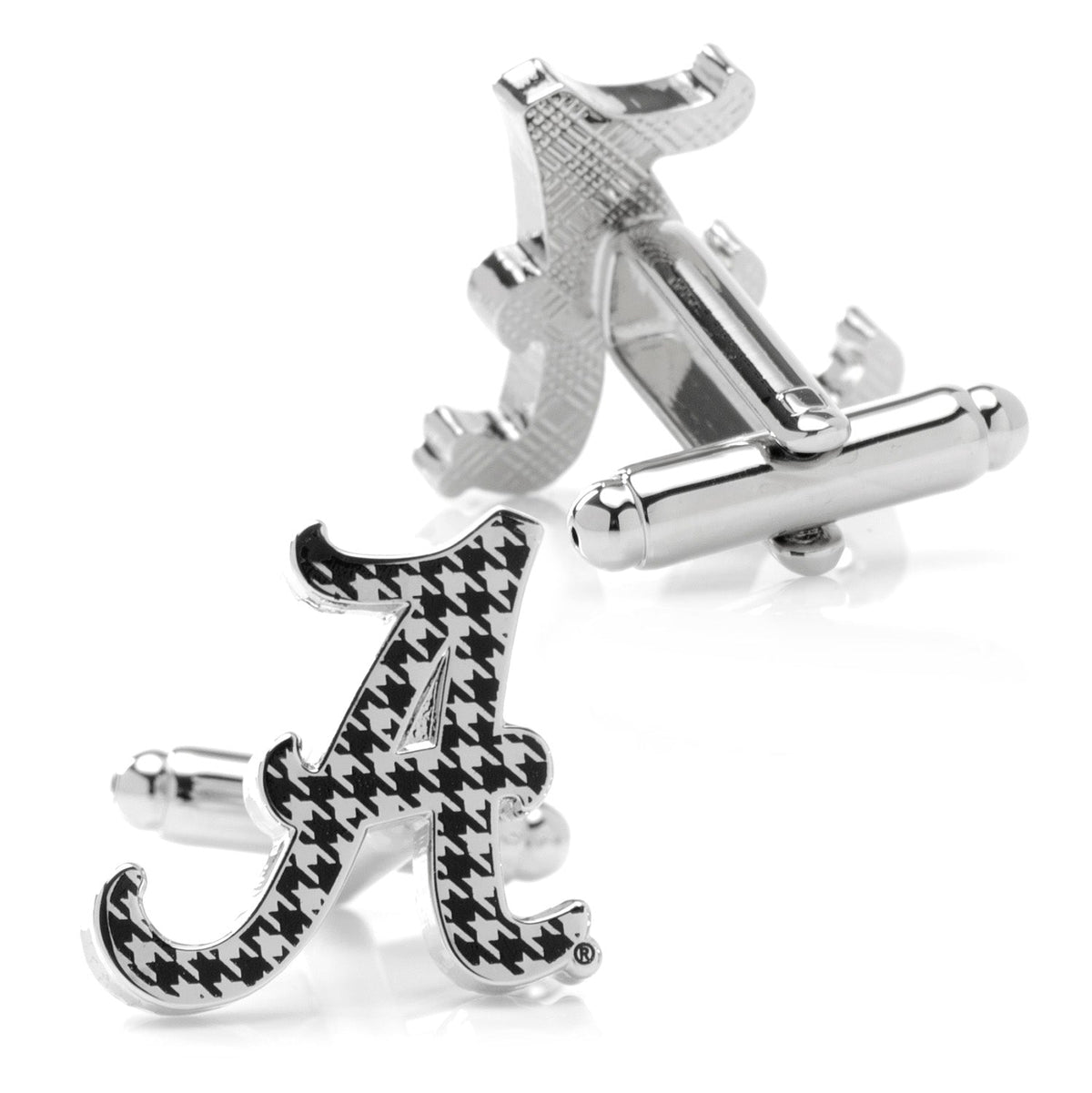 NCAA University of Alabama Houndstooth Cufflinks 2