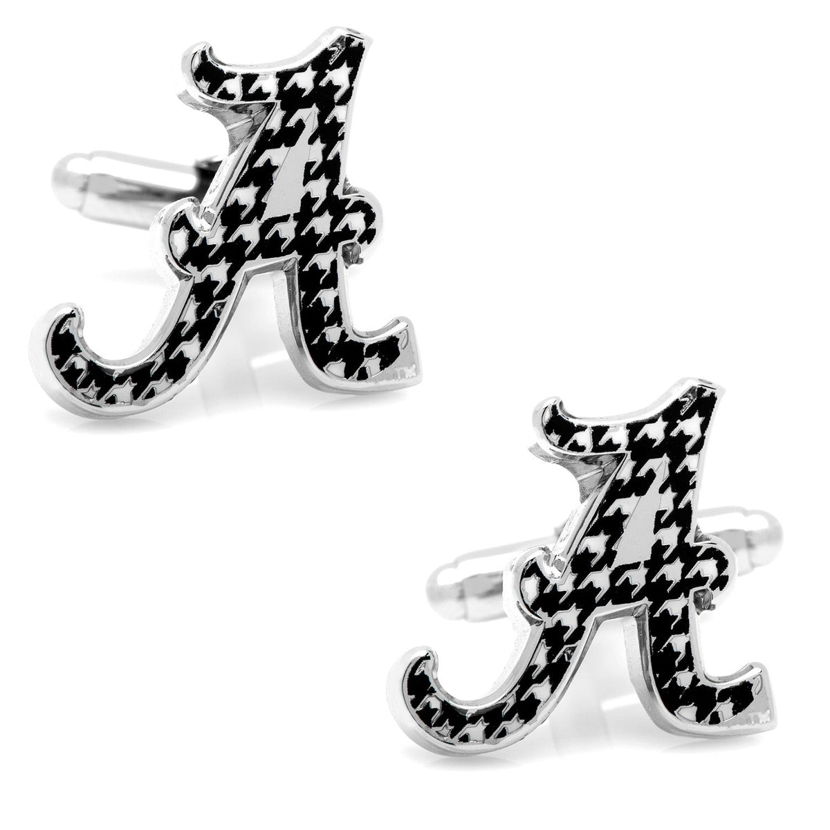 NCAA University of Alabama Houndstooth Cufflinks 4
