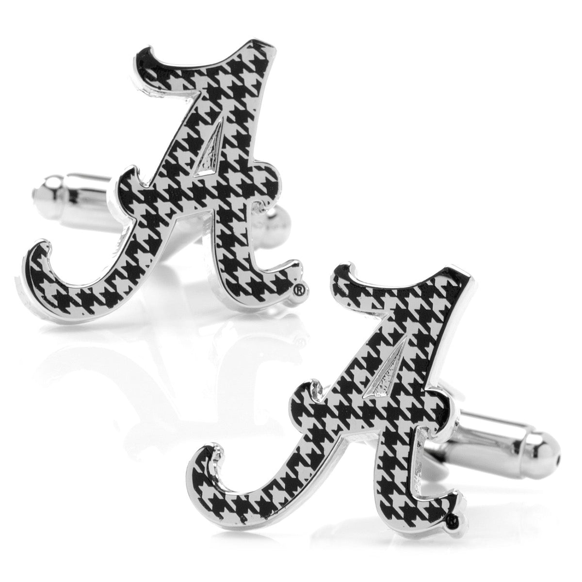 NCAA University of Alabama Houndstooth Cufflinks 1