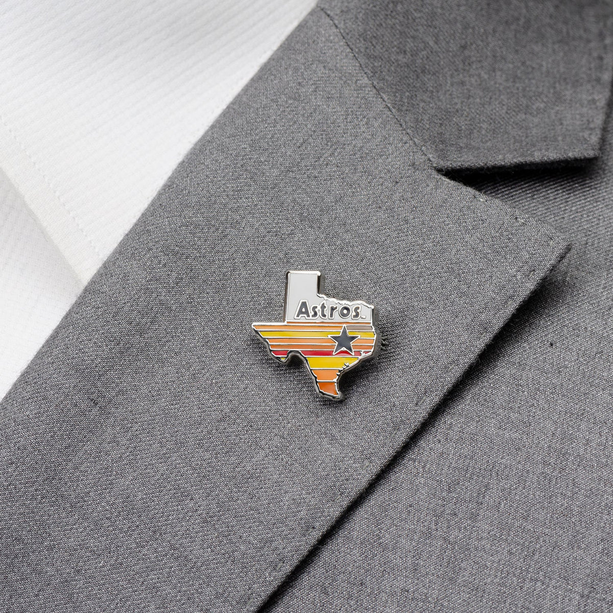 MLB Houston Astros Tequila Sunrise Lapel Pin 2
