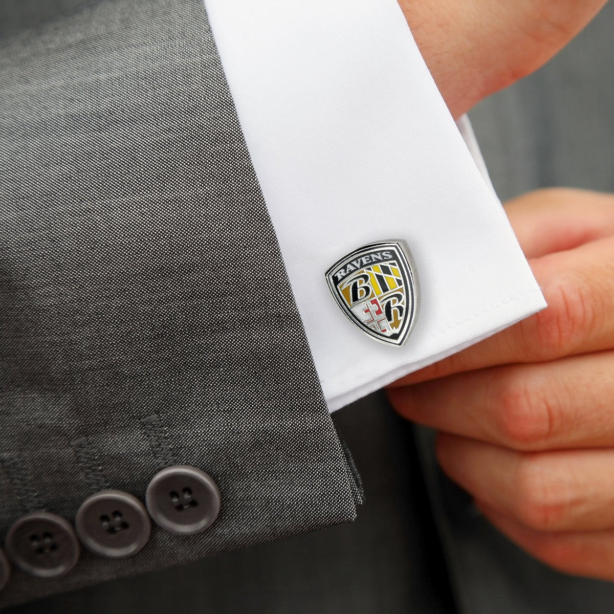NFL Baltimore Ravens Shield Cufflinks 2