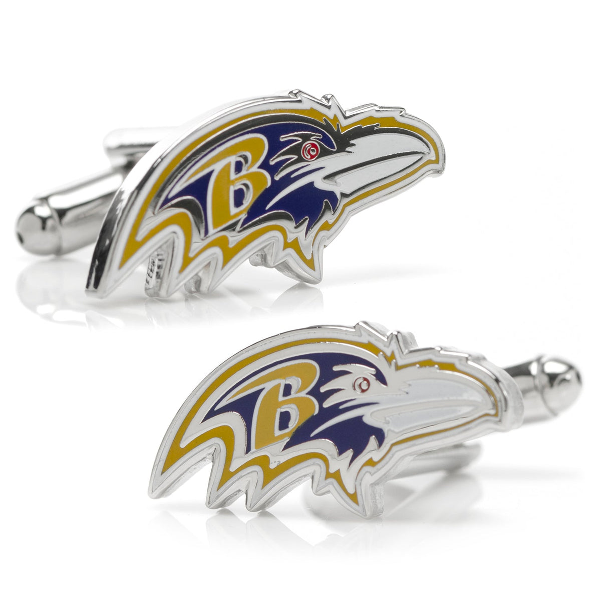 NFL Baltimore Ravens Cufflinks and Shield Tie Bar Gift Set 2