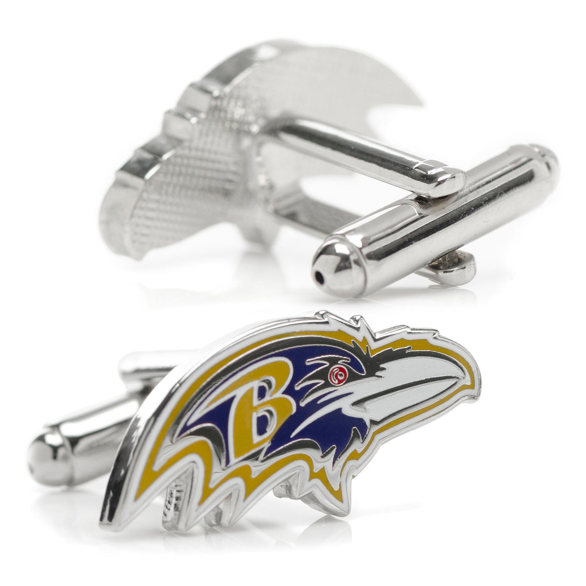 NFL Baltimore Ravens Cufflinks and Shield Tie Bar Gift Set 4