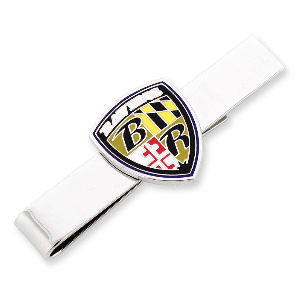 NFL Baltimore Ravens Cufflinks and Shield Tie Bar Gift Set 5