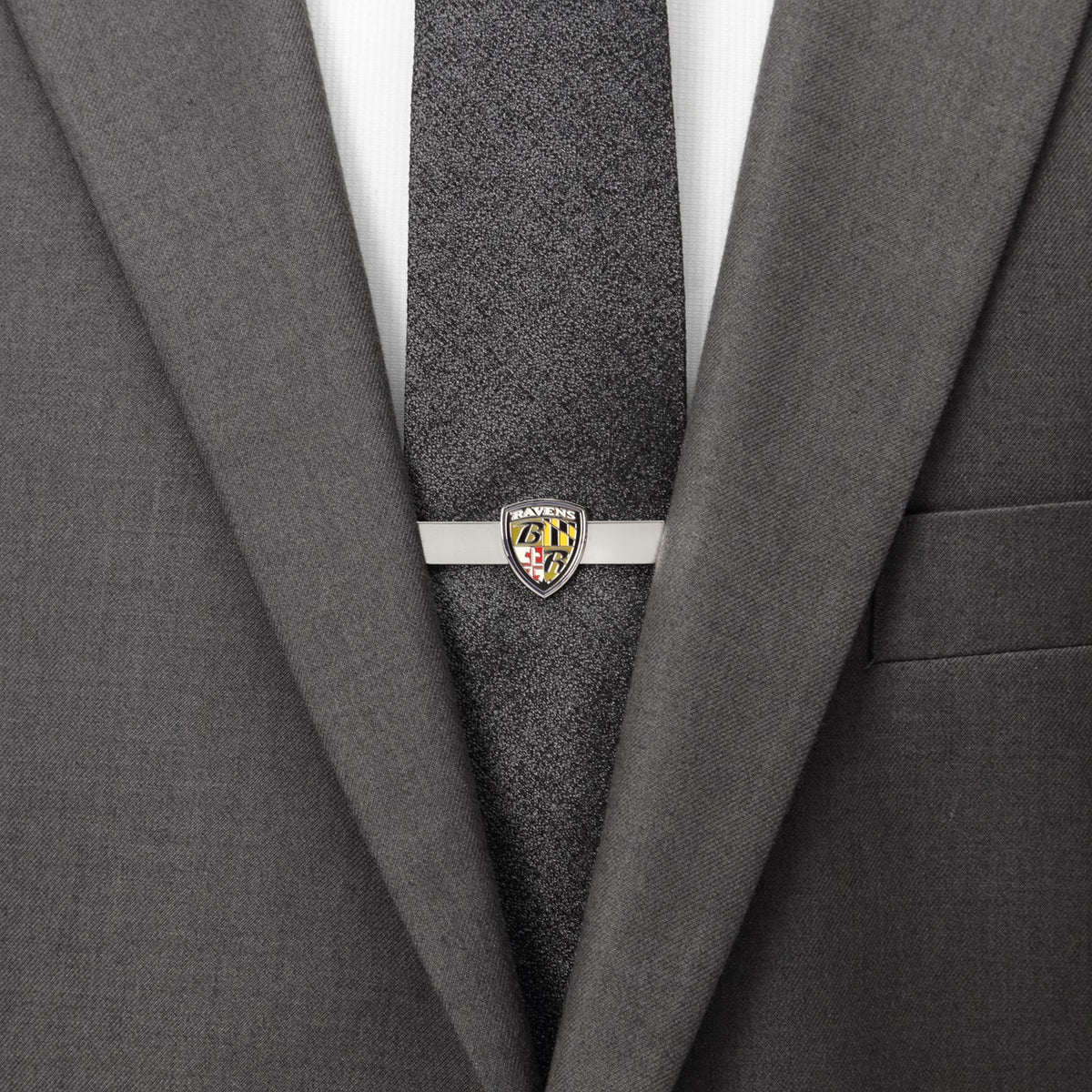NFL Baltimore Ravens Cufflinks and Shield Tie Bar Gift Set 6