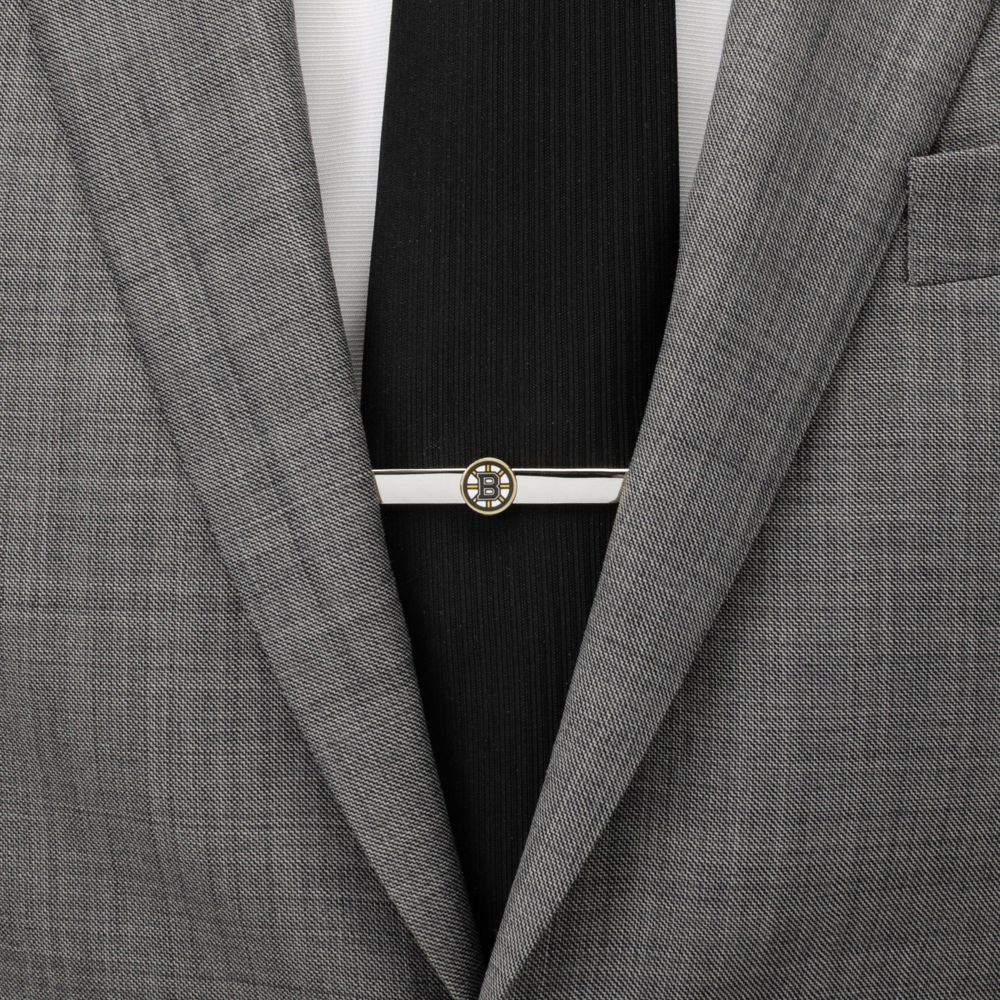 NHL Boston Bruins Cufflinks & Tie Clip Gift Set 5