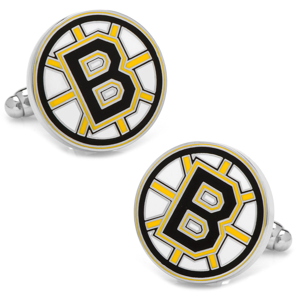 NHL Boston Bruins Cufflinks & Tie Clip Gift Set 6