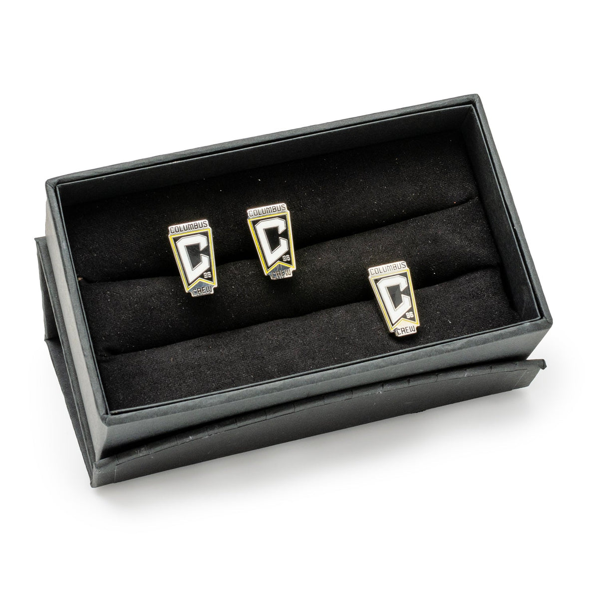 MLS Columbus Crew Cufflinks and Lapel Pin Gift Set 2