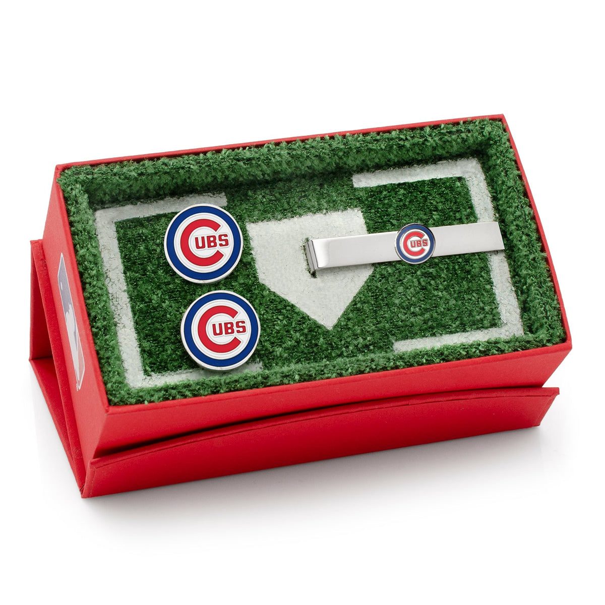 MLB Chicago Cubs Cufflinks and Tie Clip Gift Set 2