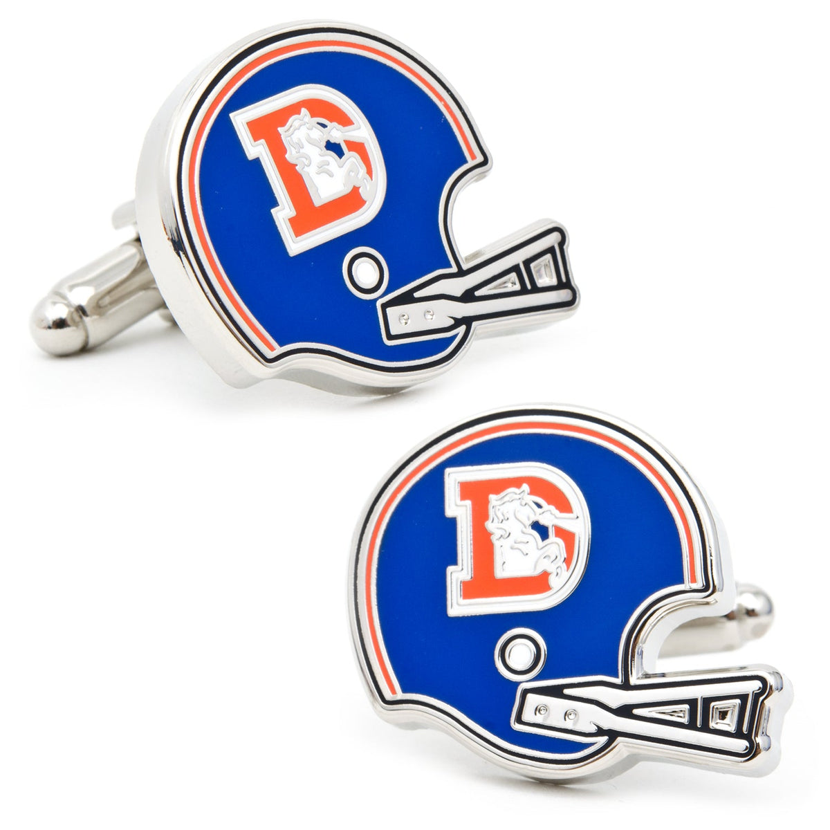 NFL Denver Broncos Throwback Helmet Cufflinks 1