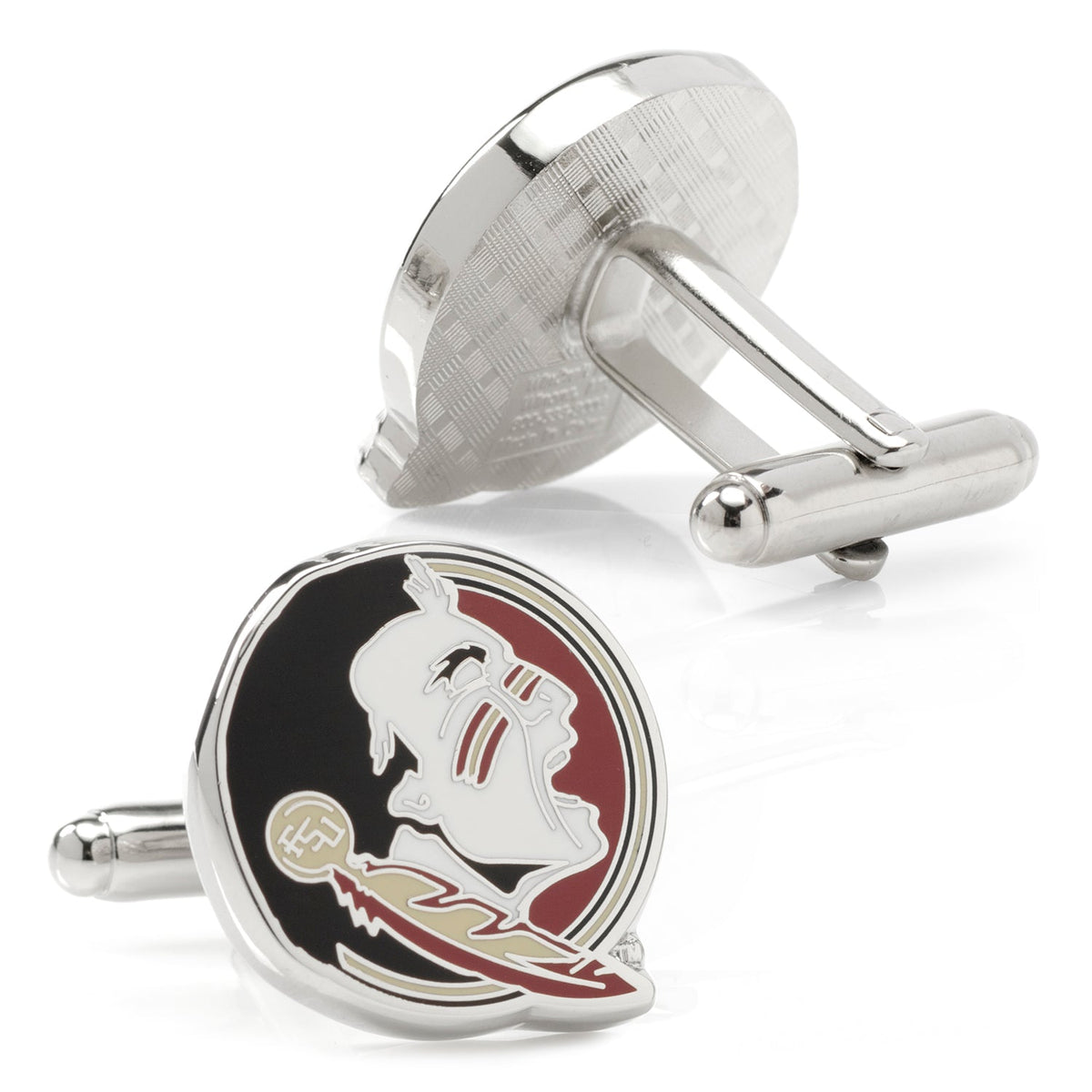 NCAA Florida State Seminole Head Cufflinks 2