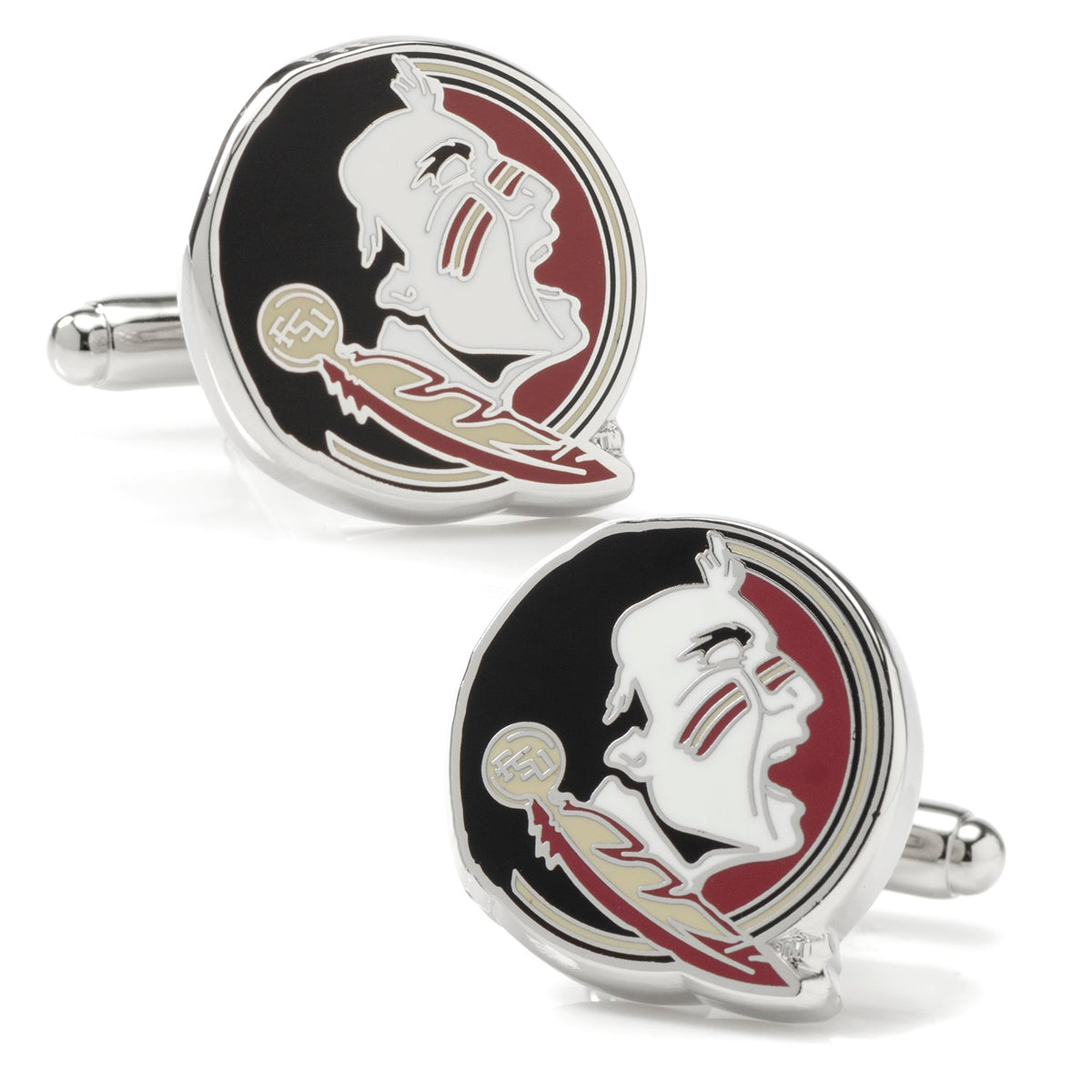 NCAA Florida State Seminole Head Cufflinks 1