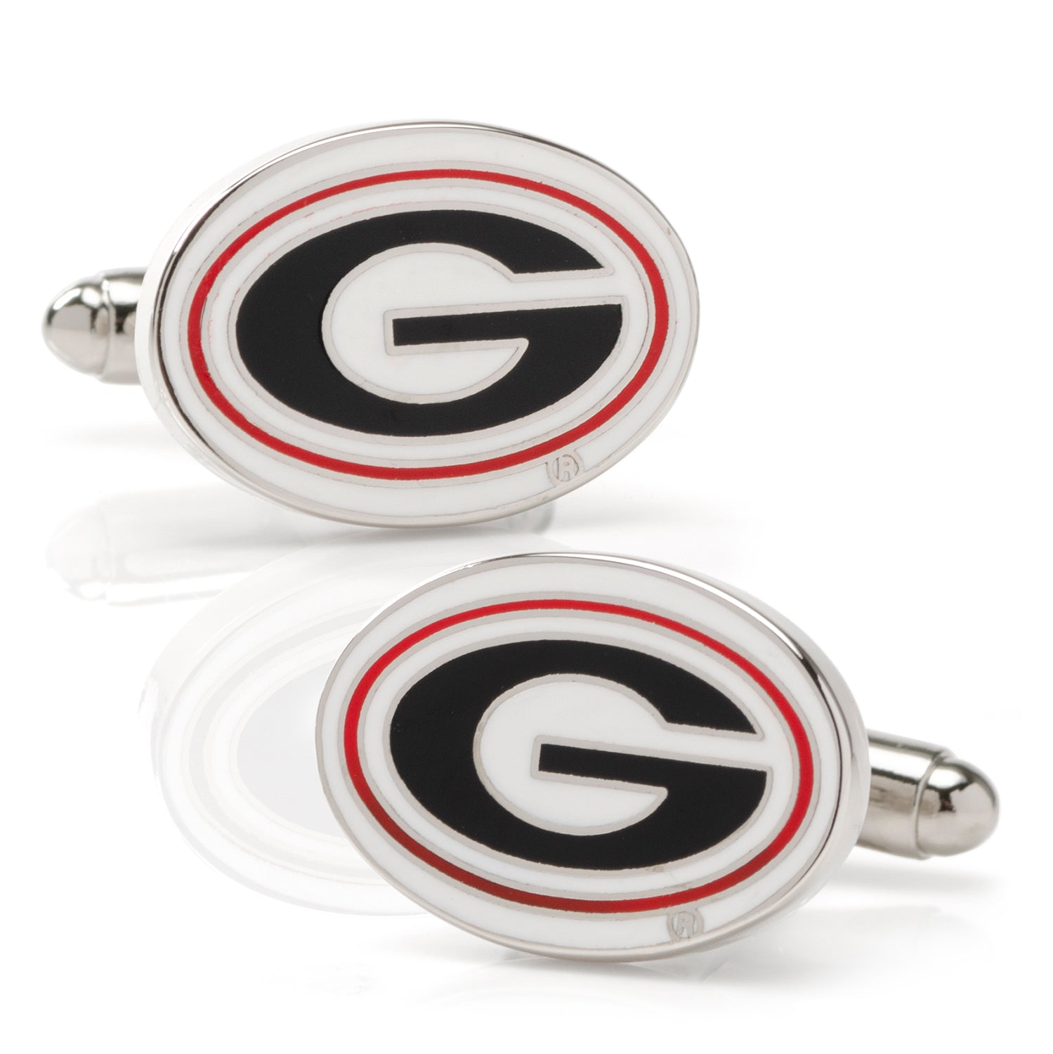 NCAA University of Georgia Bulldog Cufflinks and Lapel Pin Gift Set 3