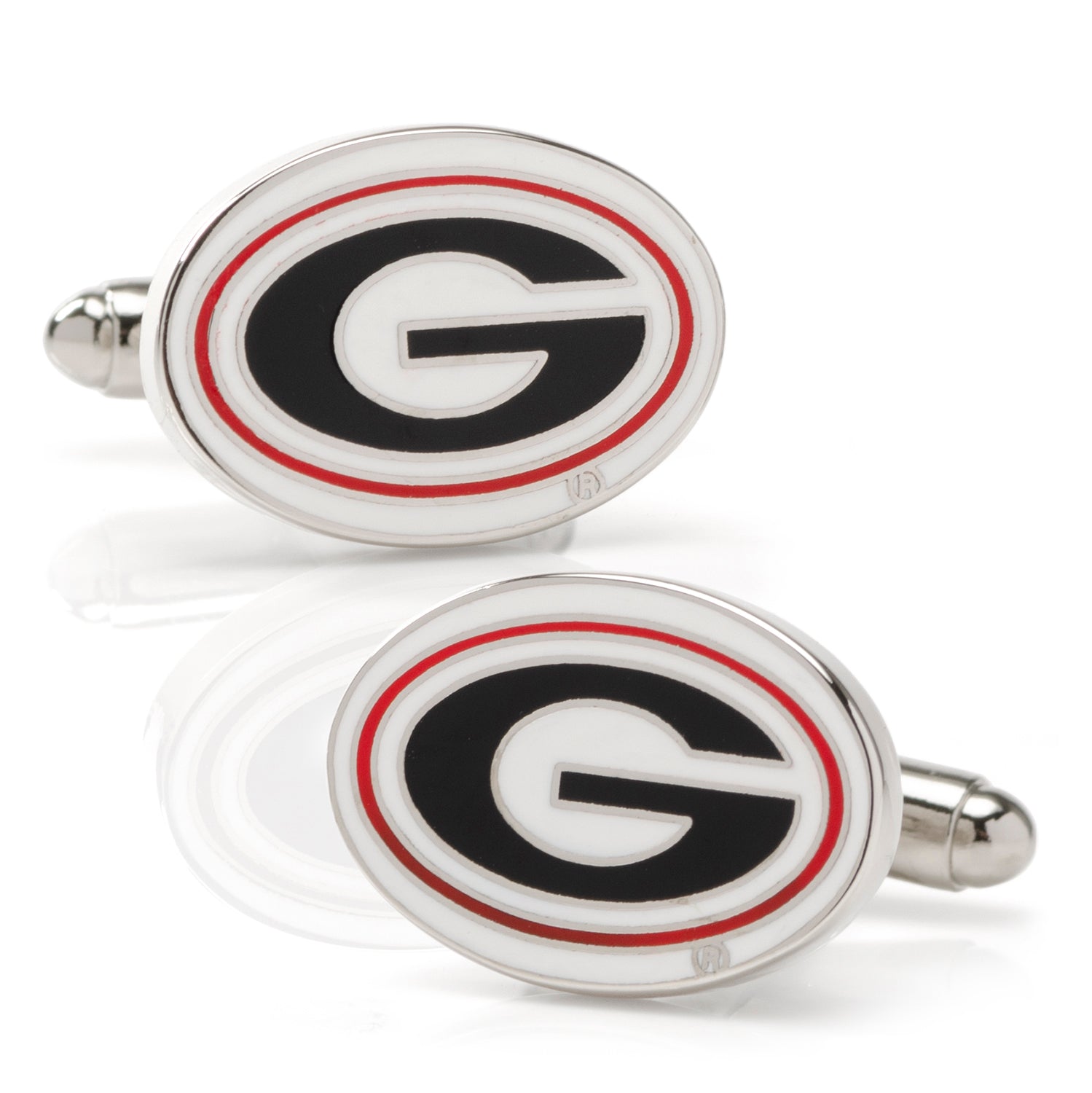 NCAA University of Georgia Bulldogs Cufflink and Tie Clip Gift Set 3