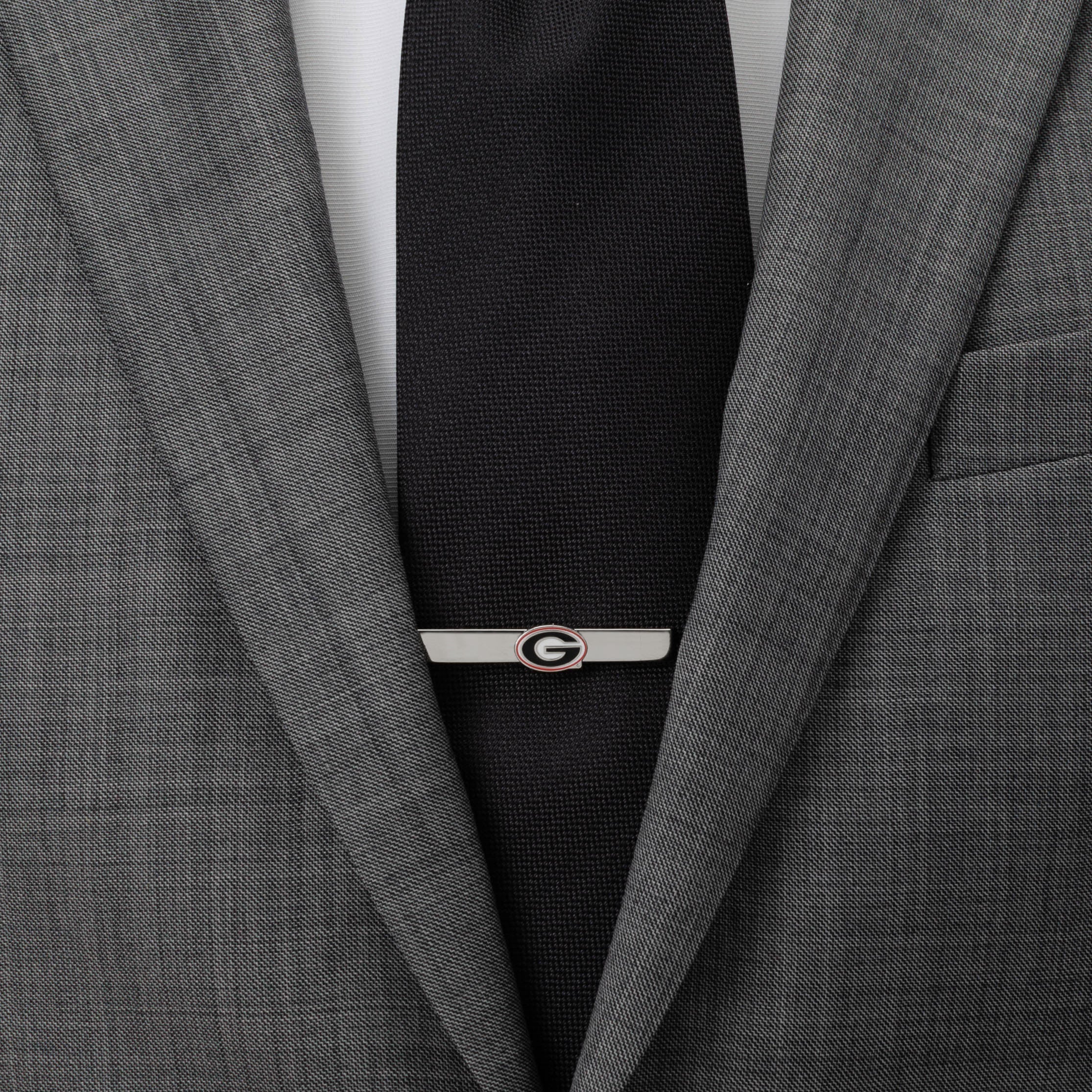 NCAA University of Georgia Bulldogs Cufflink and Tie Clip Gift Set 9