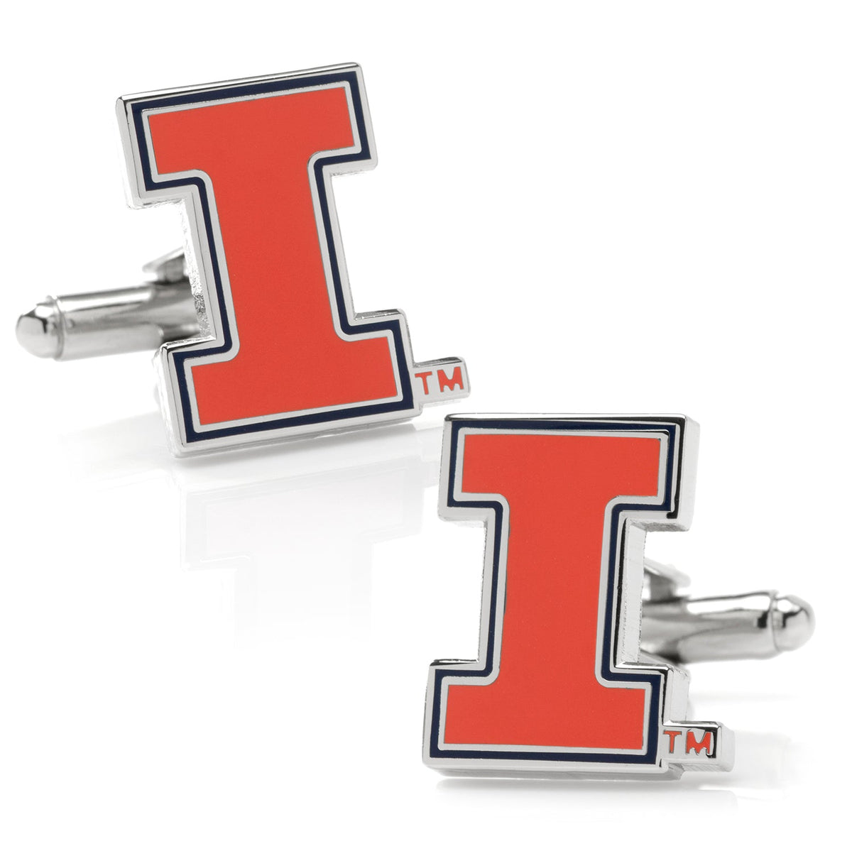 NCAA University of Illinois Cufflinks and Tie Bar Gift Set 3