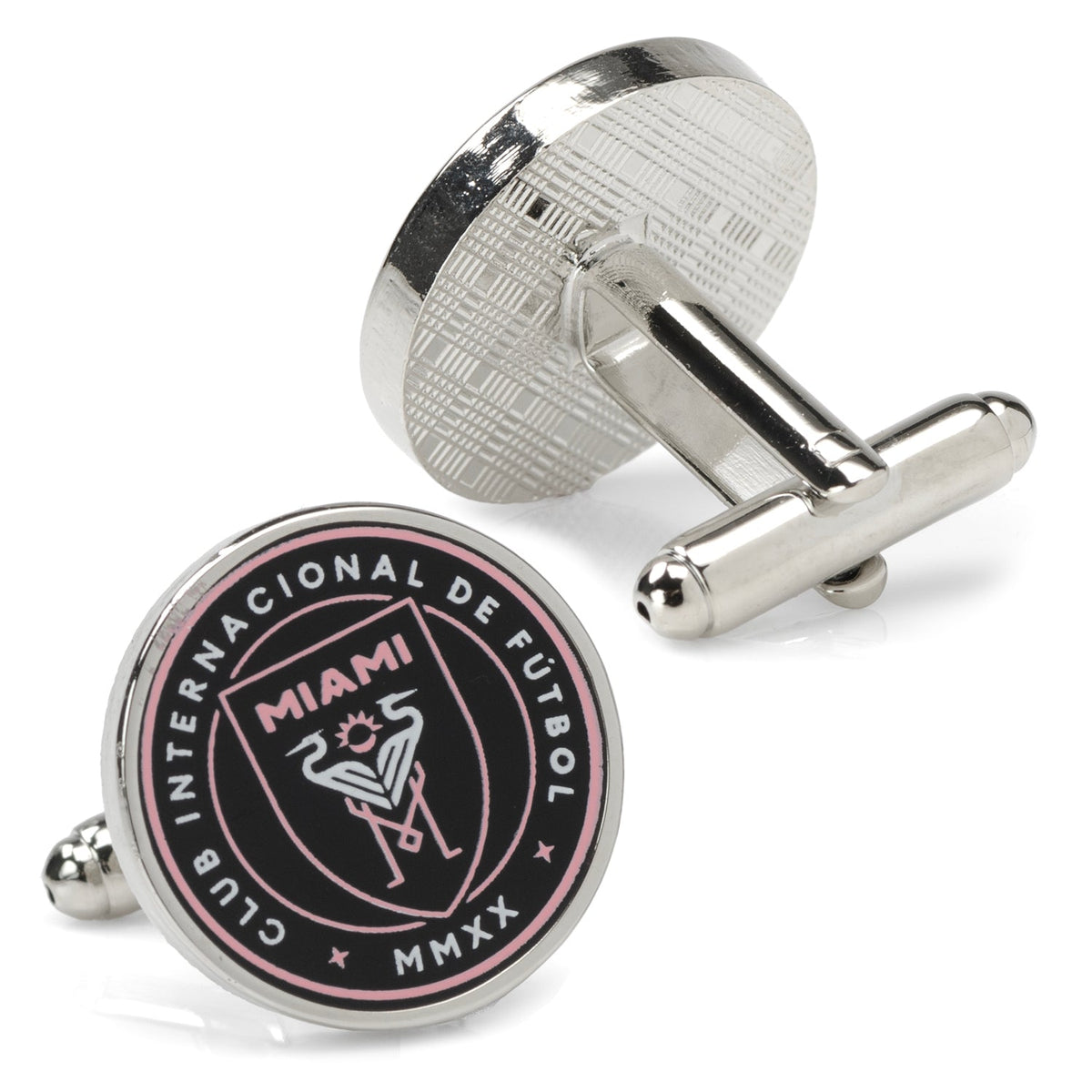 MLS Inter Miami Cufflinks and Lapel Pin Gift Set 4