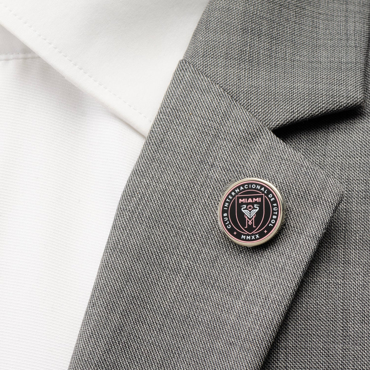 MLS Inter Miami Cufflinks and Lapel Pin Gift Set 9