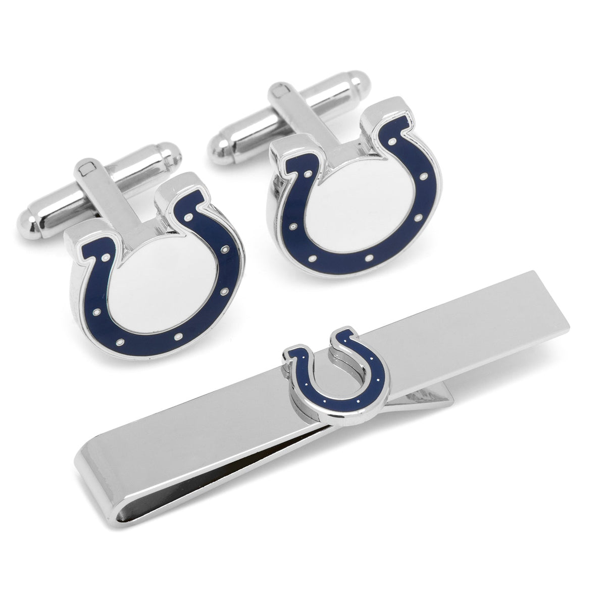 NFL Indianapolis Colts Cufflinks and Tie Bar Gift Set 1