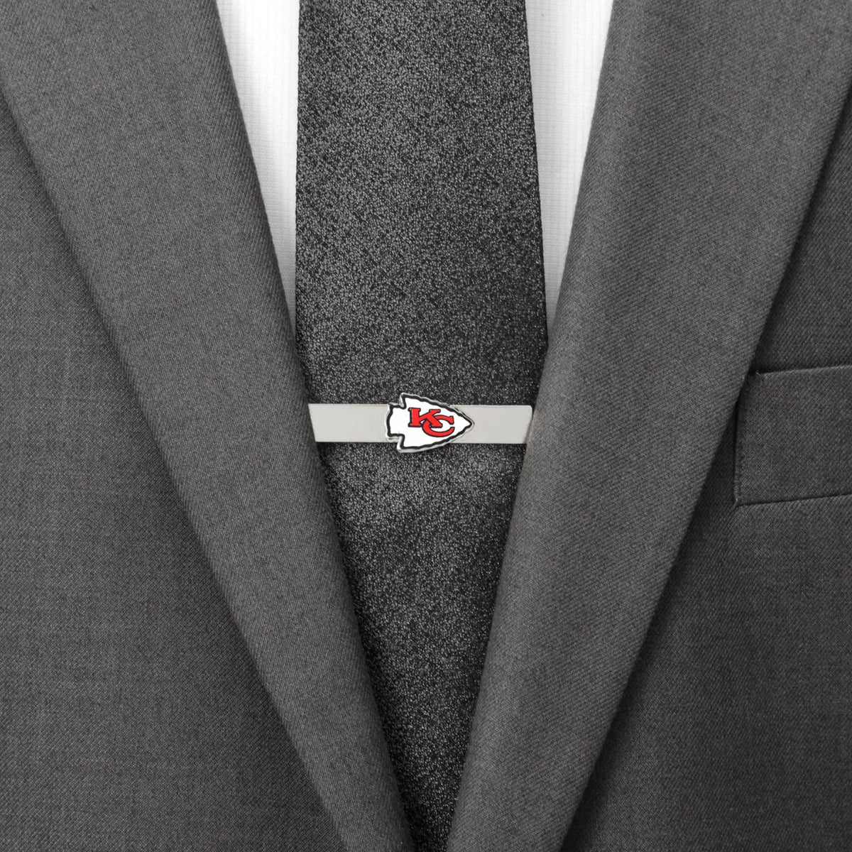NFL Kansas City Chiefs Cufflinks and Tie Clip Gift Set 4