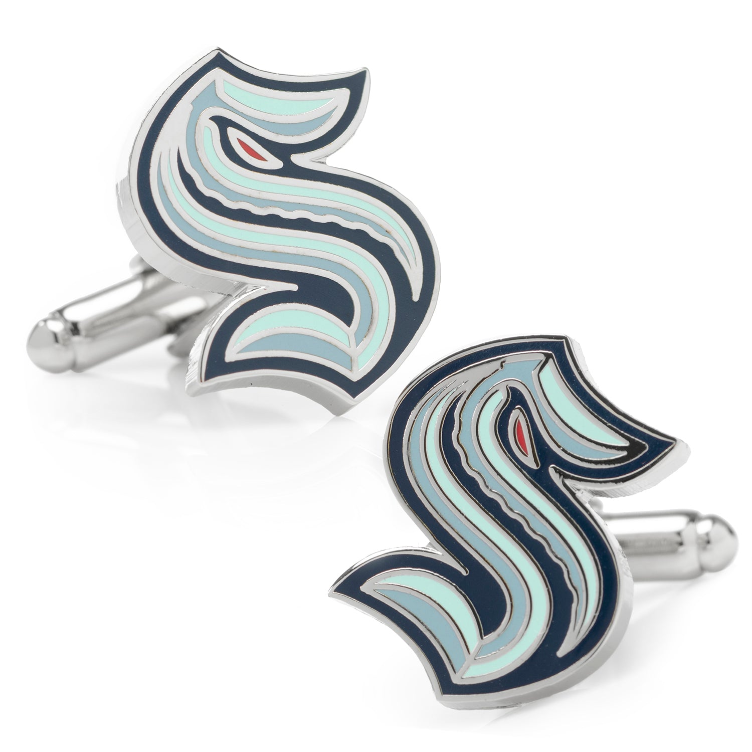 NHL Seattle Kraken Cufflinks & Tie Clip Gift Set 3