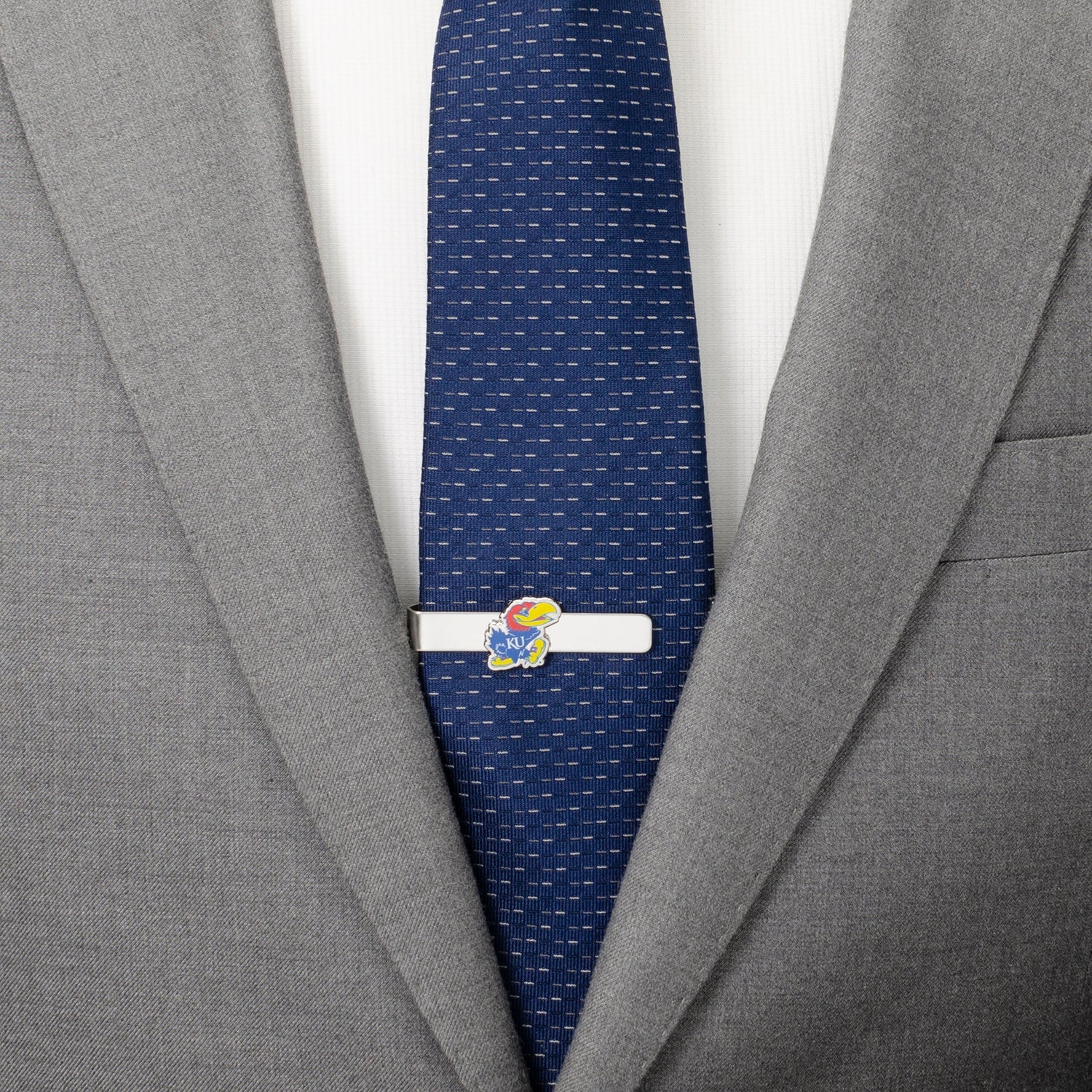 NCAA University of Kansas Jayhawks Cufflinks and Tie Bar Gift Set 8