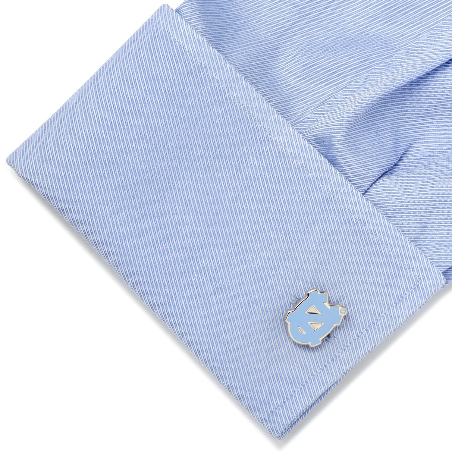 NCAA North Carolina Tar Heels Cufflinks and Tie Bar Gift Set 4