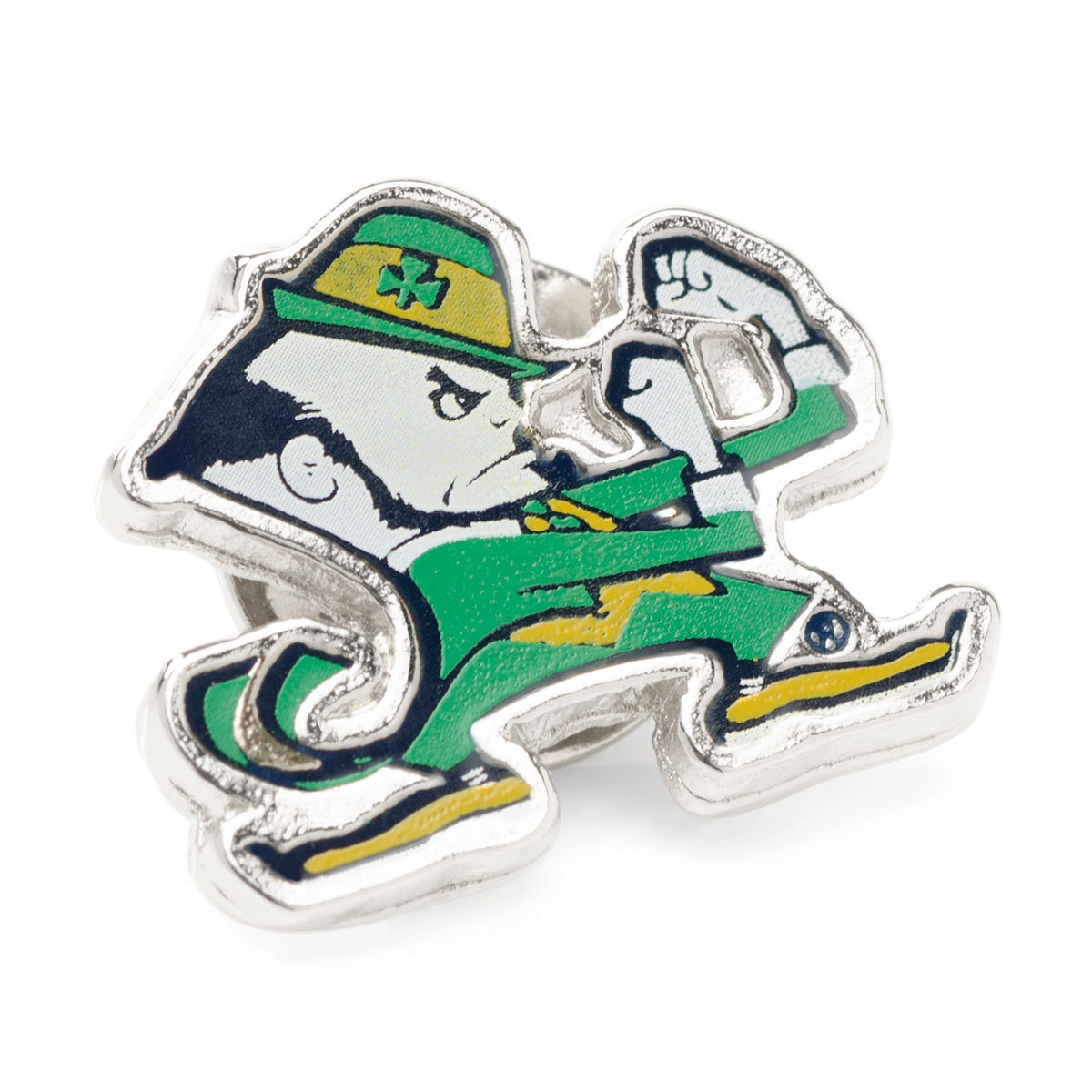 NCAA Notre Dame University Fighting Leprechaun Lapel Pin 1