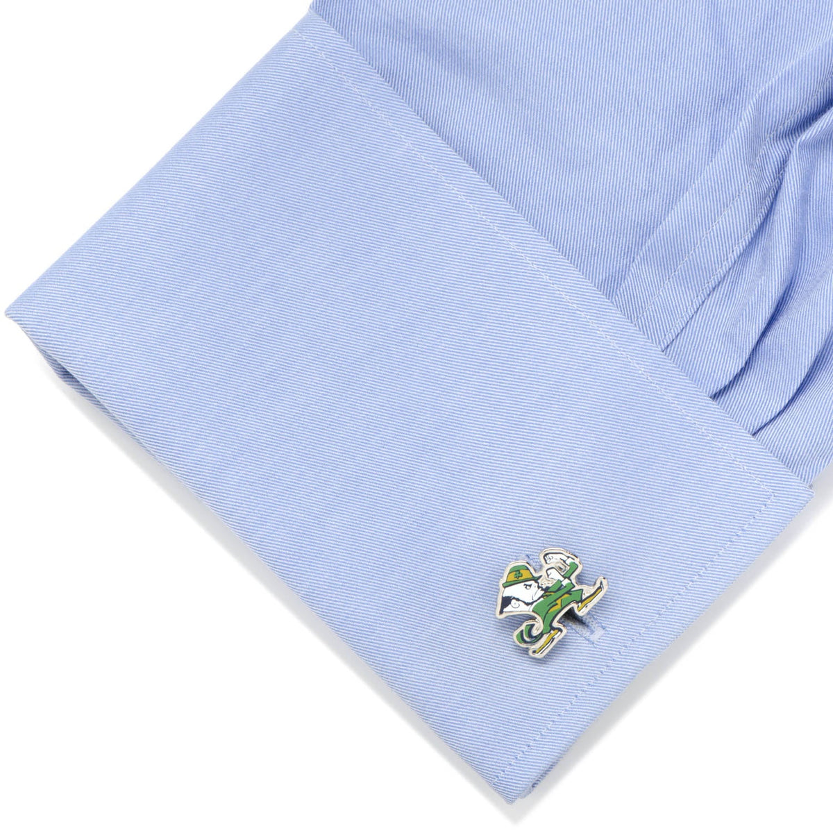 NCAA Notre Dame University Fighting Leprechaun Cufflinks 3