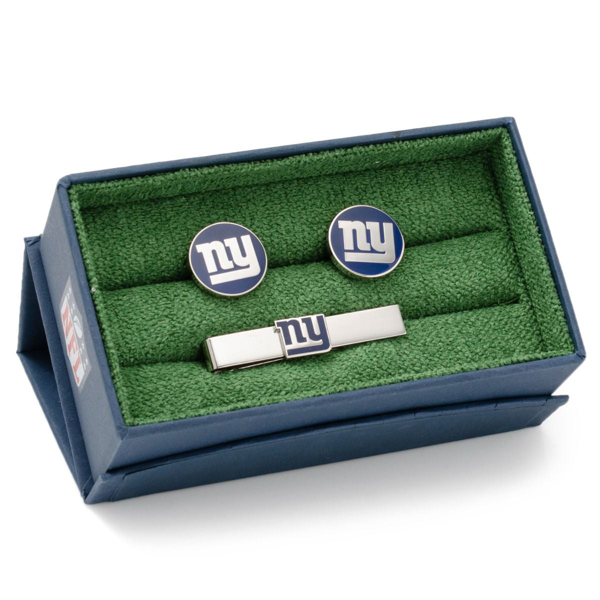NFL New York Giants Cufflinks and Tie Bar Gift Set 2