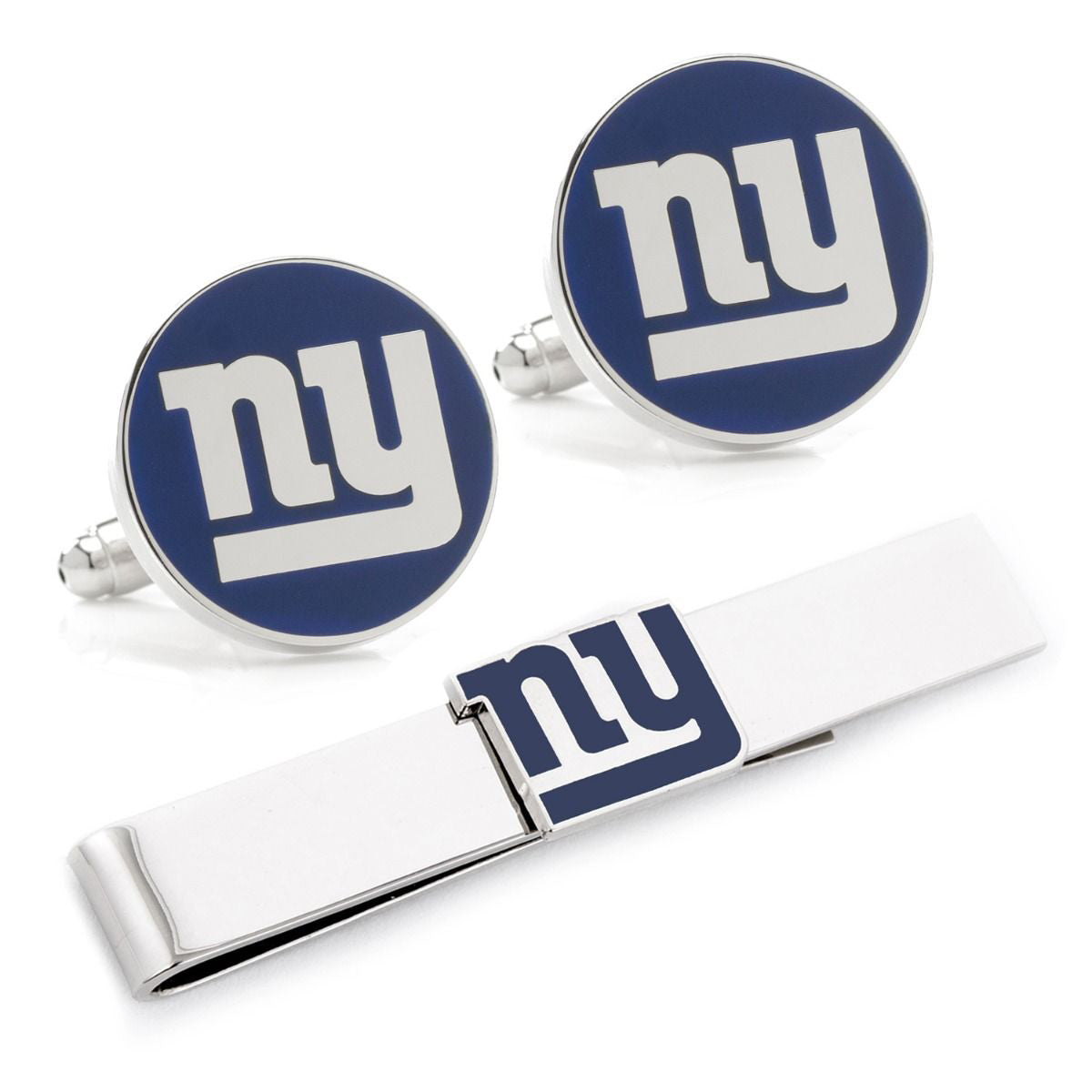 NFL New York Giants Cufflinks and Tie Bar Gift Set 1