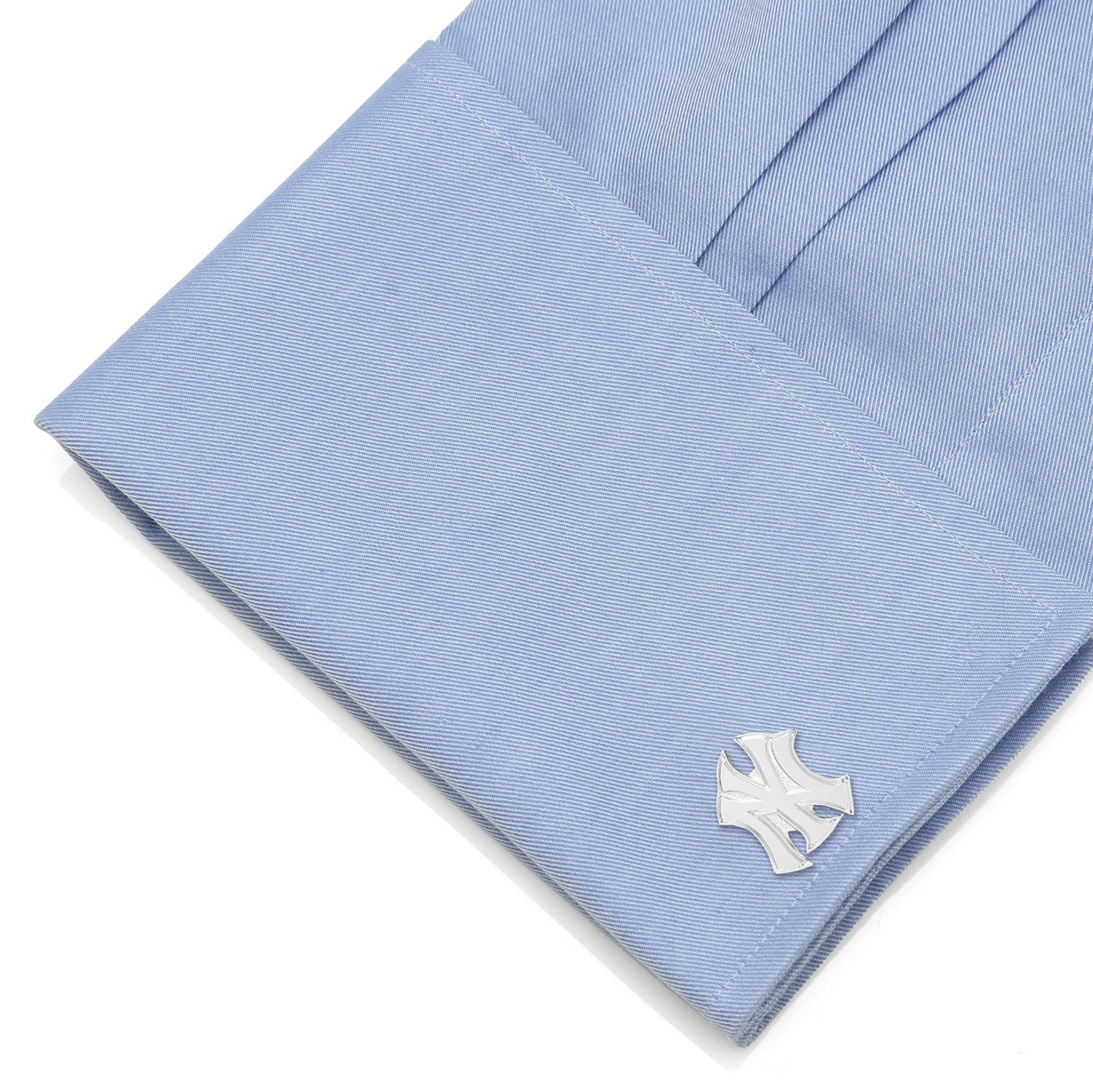 MLB New York Yankees Silver Logo Cufflinks 3
