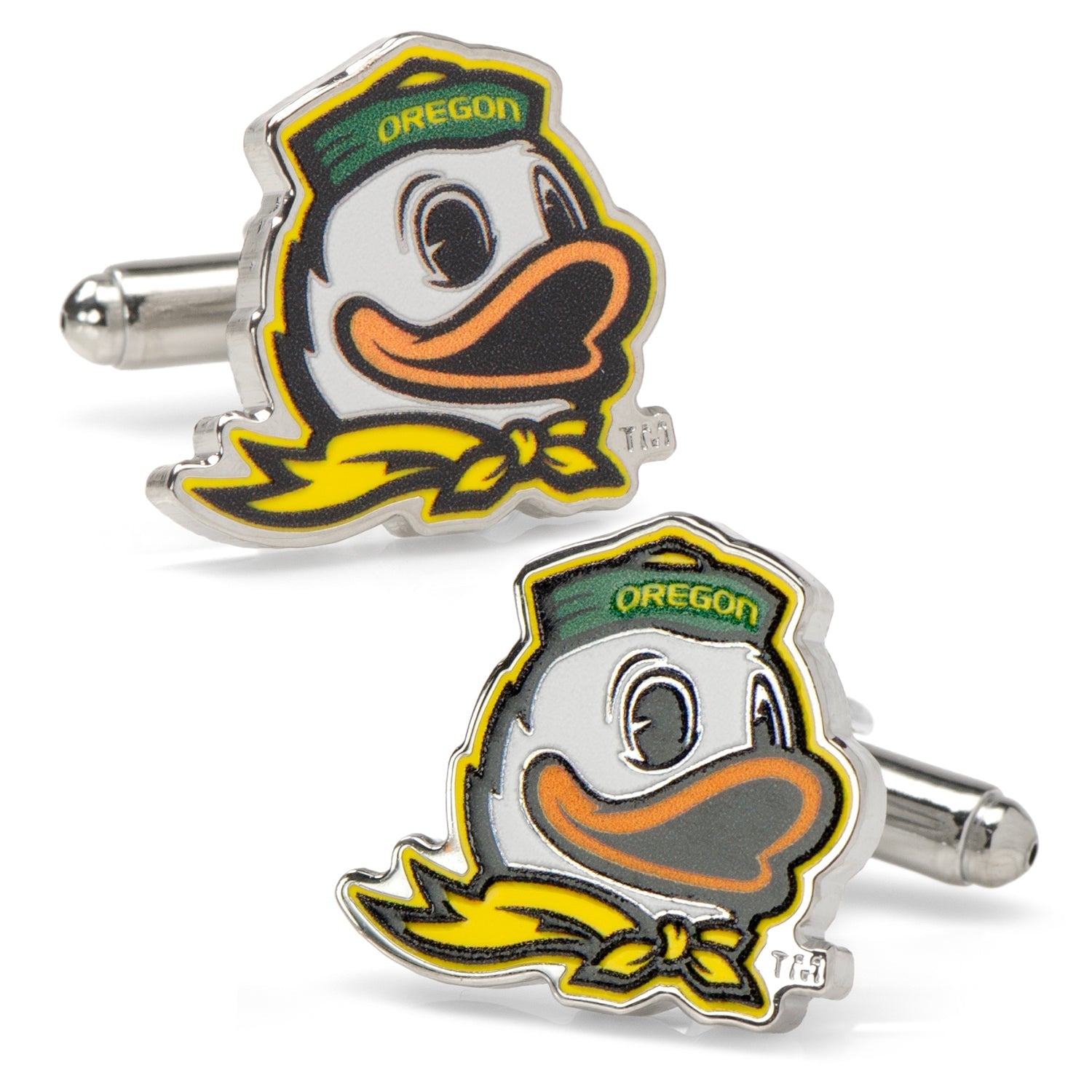 NCAA Oregon Ducks Mascot Cufflinks and Lapel Pin Gift Set 3