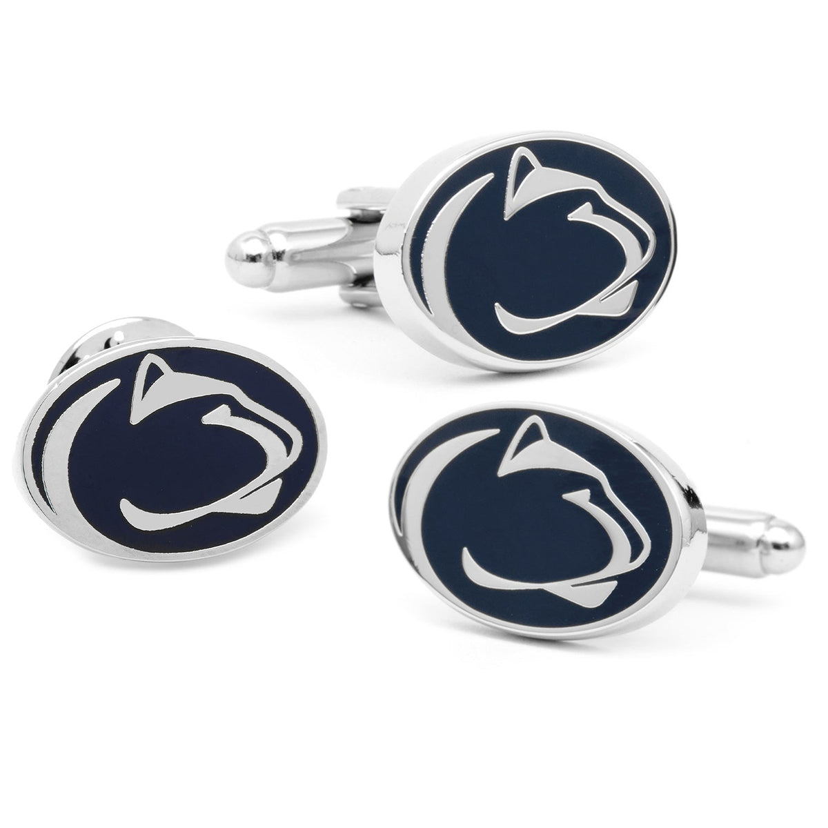 NCAA Penn State University Nittany Cufflinks and Lapel Pin Gift Set 1