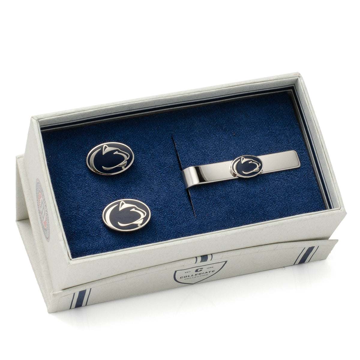 NCAA Penn State University Cufflinks and Tie Clip Gift Set 2