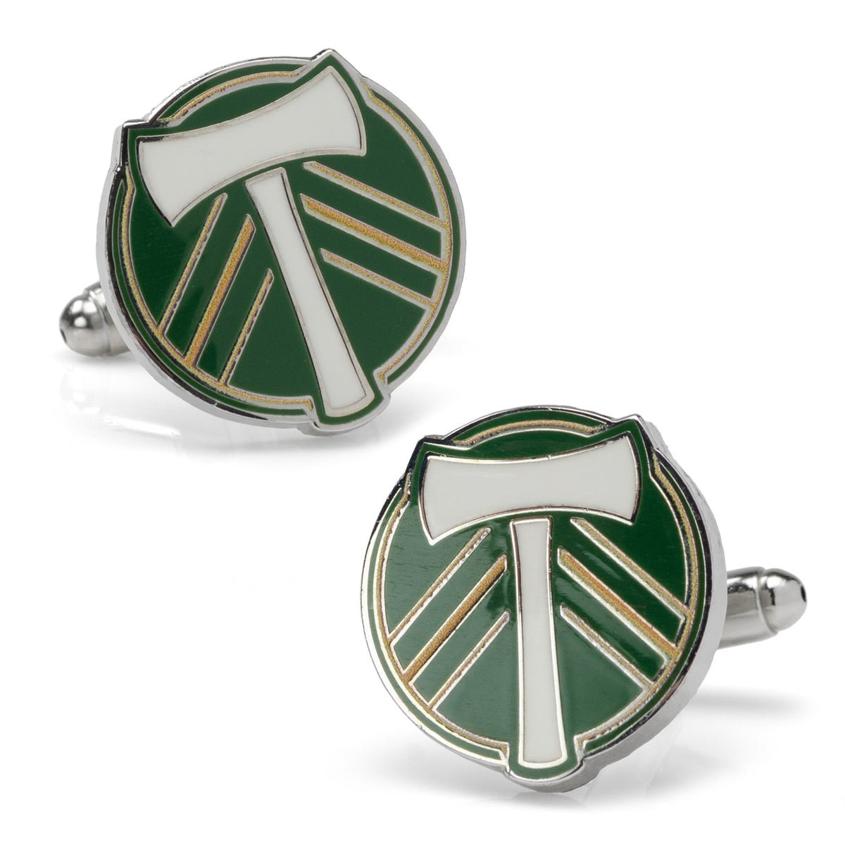 MLS Portland Timbers Cufflinks and Lapel Pin Gift Set