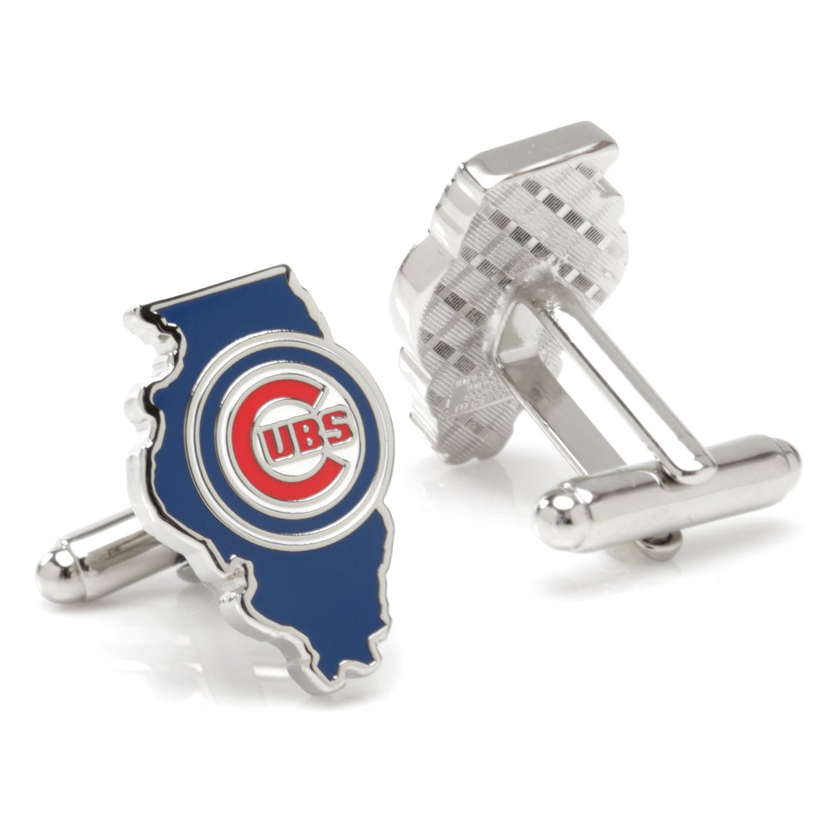MLB Chicago Cubs State Shaped Cufflinks 2