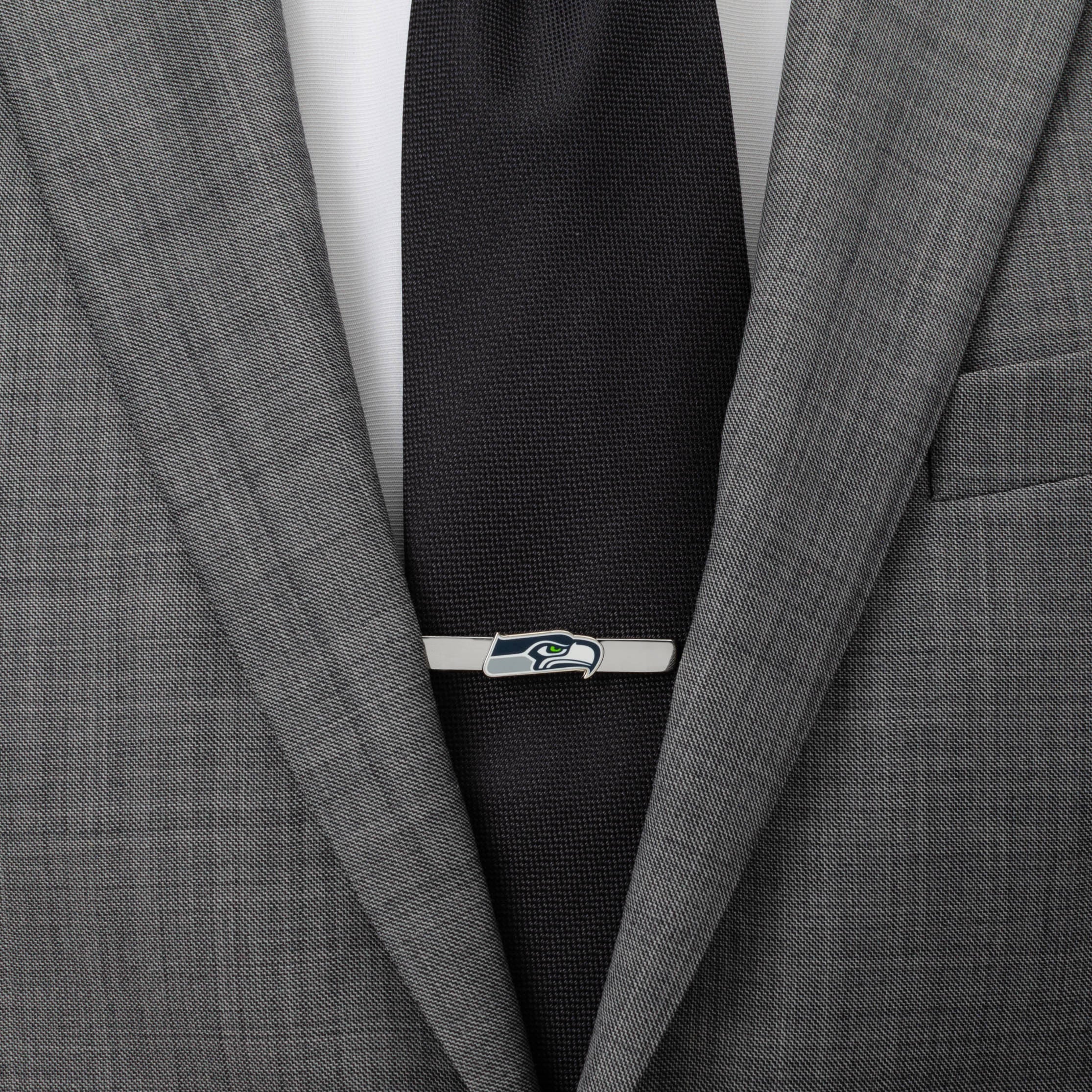 NFL Seattle Seahawks Cufflinks and Tie Clip Gift Set 4