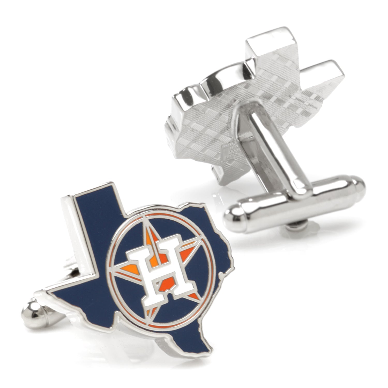 MLB Houston Astros State Shaped Cufflinks 2