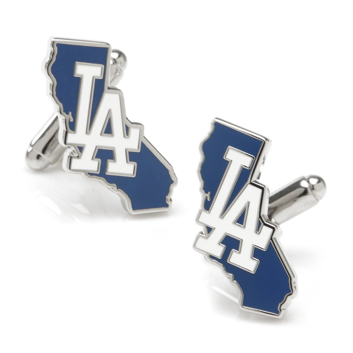 MLB LA Dodgers State Shaped Cufflinks 1